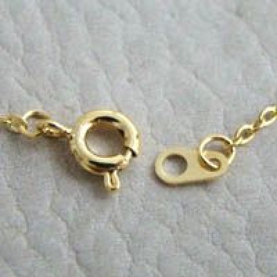 画像2: 45cm 14KT GP 1.5mm chain neck