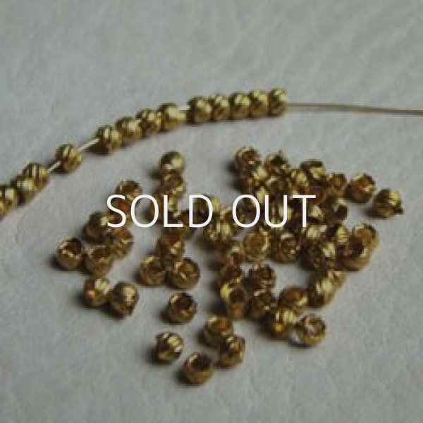 画像1: 10pcs brass antique beads 2mm  (1)