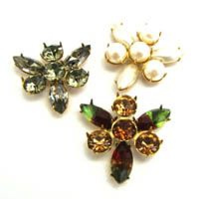 画像1: Orchid multi stone setting