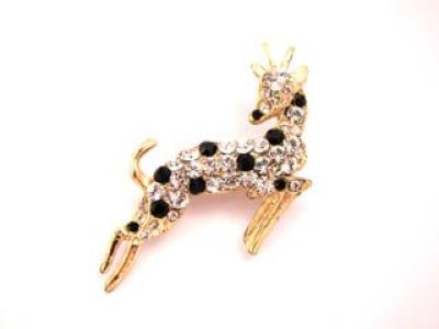 画像2: DEER brooch finding