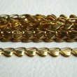 画像1: brass 6×8mm heart link chain  (1)