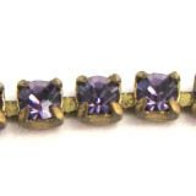 画像2: VSW lilac 24pp rhine stone chain parts