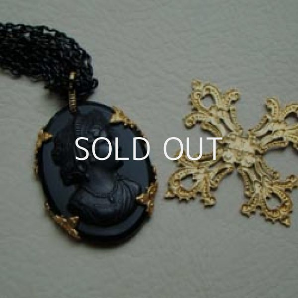 画像3: brass 56mm flat cross filigree (3)