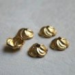 画像2: 3pcs brass 6mm Swirl cap (2)