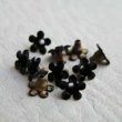 画像1: 10pcs petite flower "black" (1)