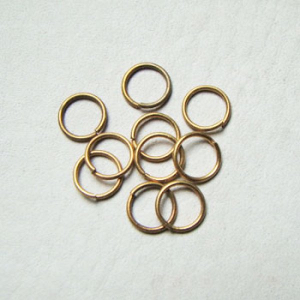 画像1: 20pcs brass 8mm jump ring (1)