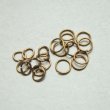 画像2: 10pcs brass 7×5.5 OV jump ring (2)