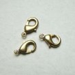 画像1: 3pcs brass 12x6 robster claw clasp (1)