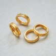 画像1: 2pcs 12mm heavy brass jump rings (1)