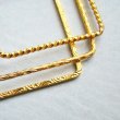 画像3: brass 32mm SQ embossed hoop pierce finding (3)